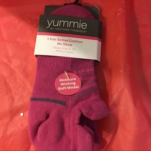 Yummies  by heather thomson socks purple